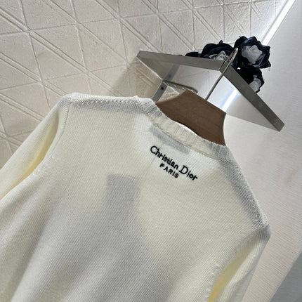 DIOR EMBROIDERED LANDSCAPE KNIT SWEATER 272312