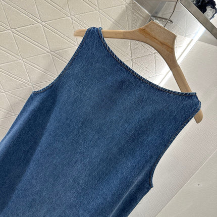 PRADA DENIM POCKET BLAZER DRESS 276614