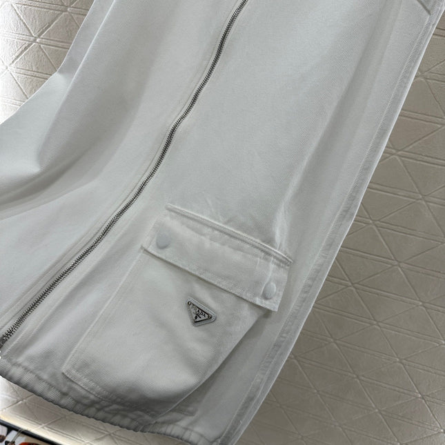 PRADA DENIM POCKET BLAZER DRESS 276616