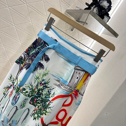 DIOR CITY-PRINT SKIRT 276606