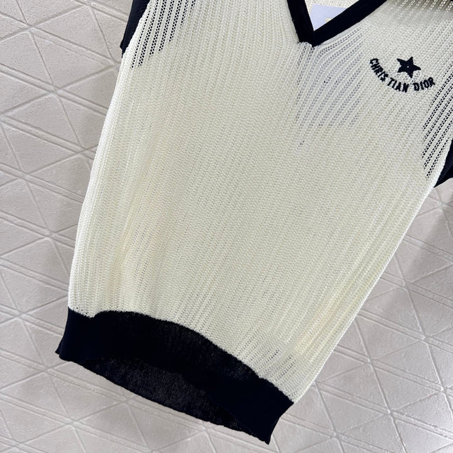 DIOR V-NECK KNIT SWEATER 276687