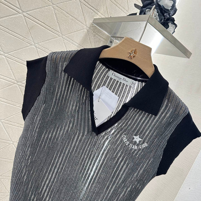 DIOR V-NECK KNIT SWEATER 276685