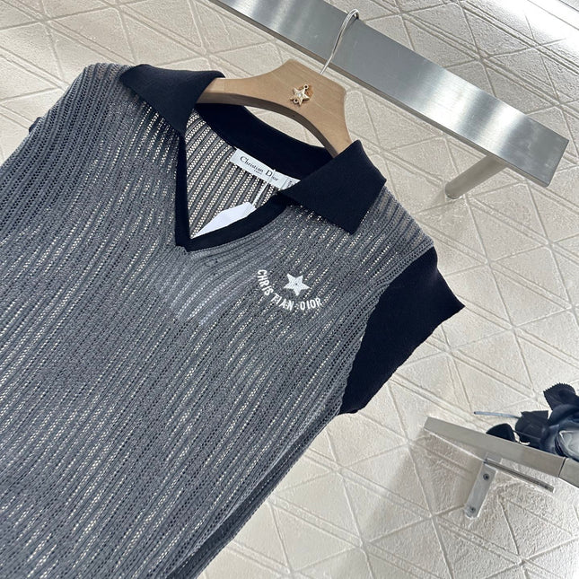 DIOR V-NECK KNIT SWEATER 276685