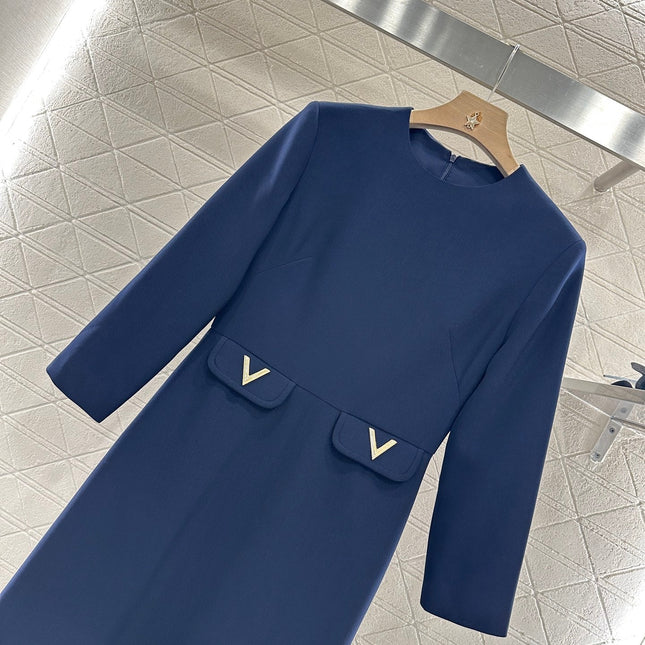 VALENTINO MAXI DRESS WITH POCKETS 276522