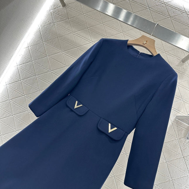 VALENTINO MAXI DRESS WITH POCKETS 276522