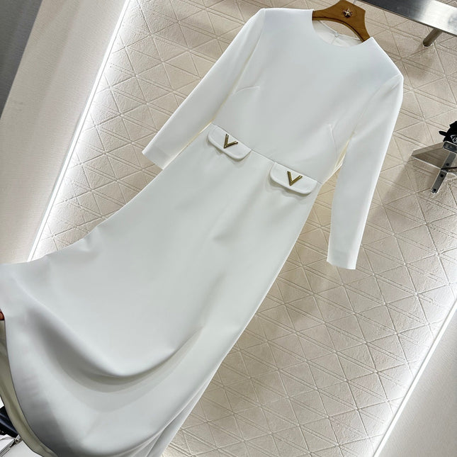 VALENTINO MAXI DRESS WITH POCKETS 276526