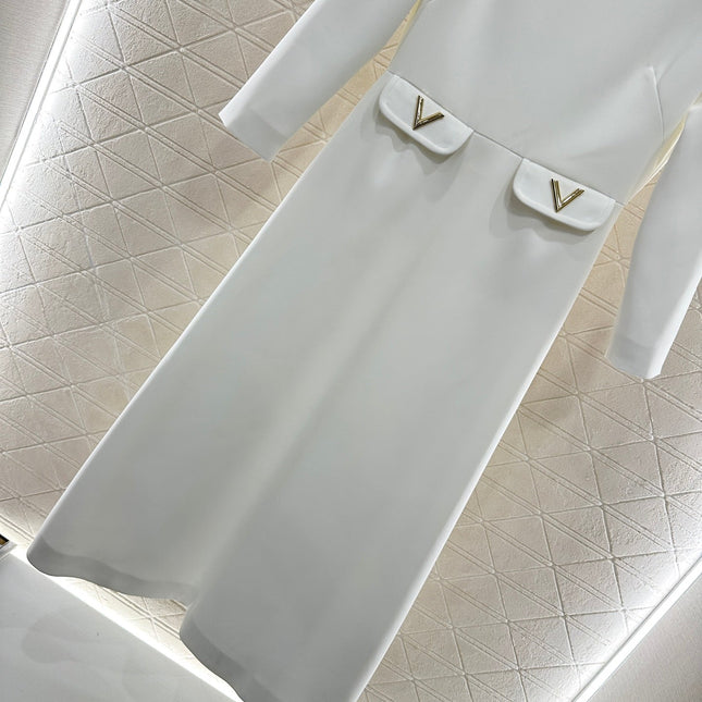 VALENTINO MAXI DRESS WITH POCKETS 276526