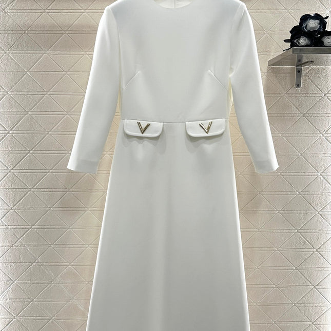 VALENTINO MAXI DRESS WITH POCKETS 276526