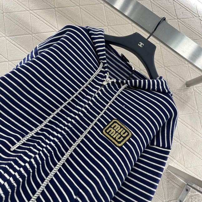 MIUMIU FLEECE HOODED JACKET STYLE 95