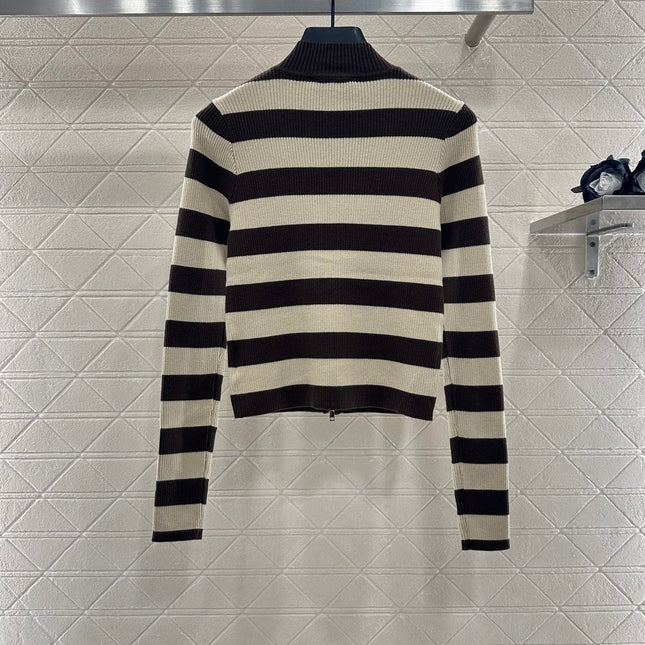 MIUMIU ZIP-UP KNIT TOP STYLE 20