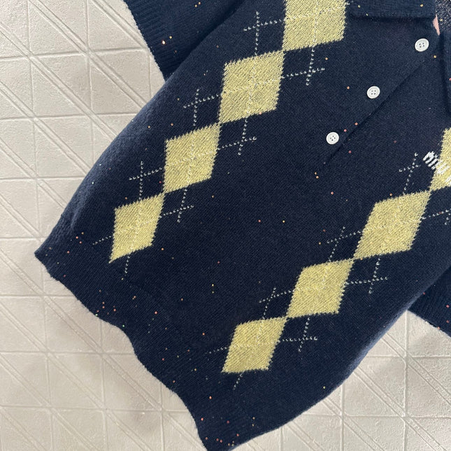 MIUMIU SHORT-SLEEVE KNIT TOP STYLE 22