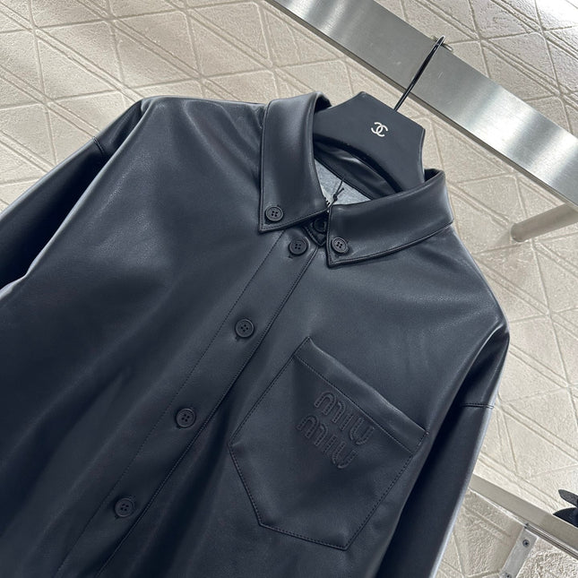 MIUMIU LEATHER JACKET STYLE 117