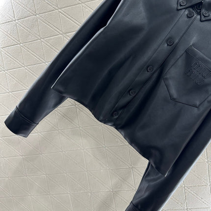 MIUMIU LEATHER JACKET STYLE 117