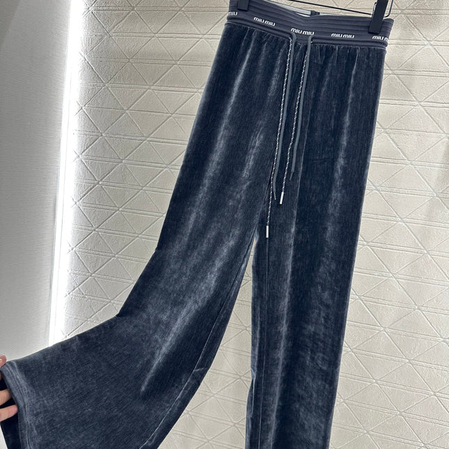 MIUMIU WIDE-LEG PANTS STYLE 118