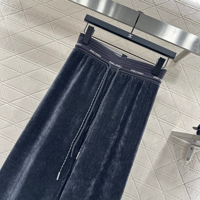 MIUMIU WIDE-LEG PANTS STYLE 118