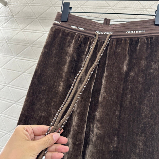 MIUMIU WIDE-LEG PANTS STYLE 119