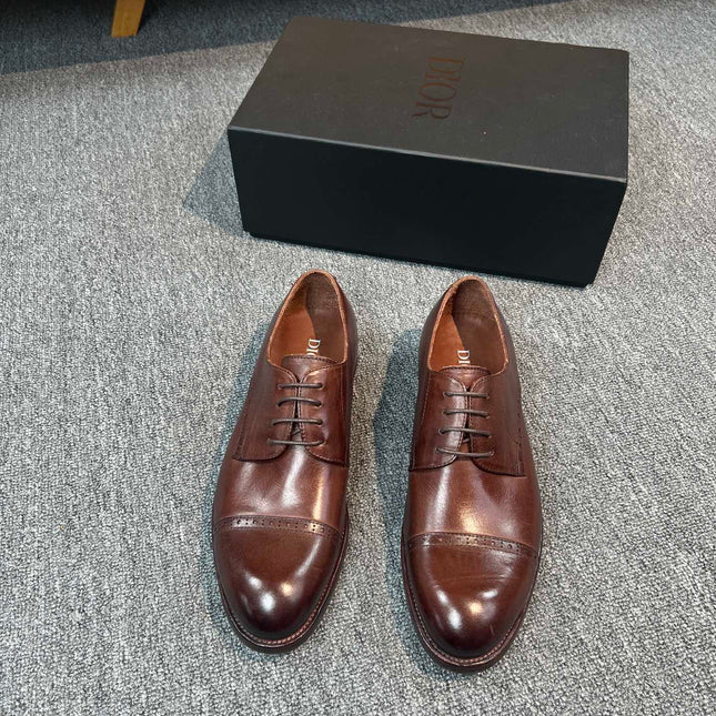CD TIMELESS OXFORD SYRUP EMBOSSED CALFSKIN