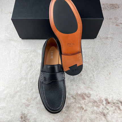 CD GRANVILLE LOAFER BLACK GRAINED CALFSKIN