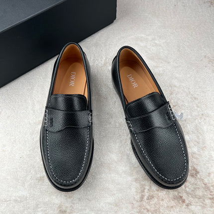 CD GRANVILLE LOAFER BLACK GRAINED CALFSKIN