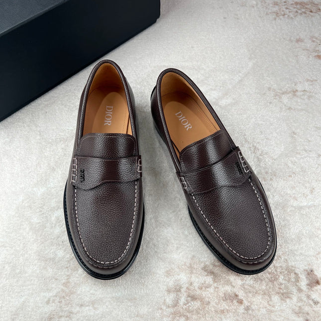 CD GRANVILLE LOAFER CHOCOLATE GRAINED CALFSKIN