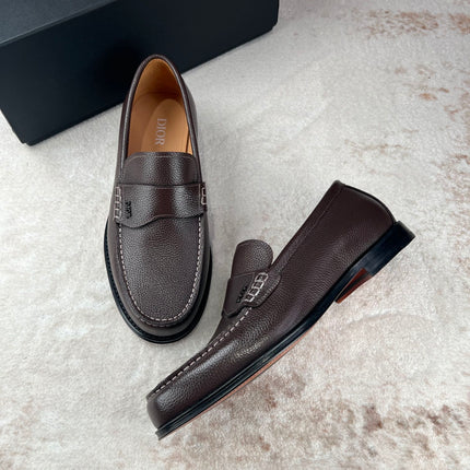 CD GRANVILLE LOAFER CHOCOLATE GRAINED CALFSKIN