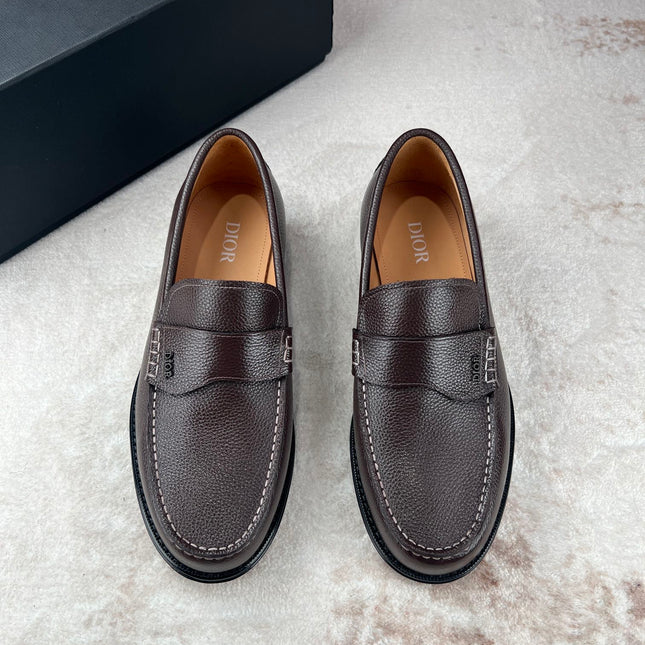 CD GRANVILLE LOAFER CHOCOLATE GRAINED CALFSKIN
