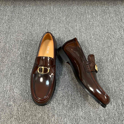 CD SYMBOL GRANVILLE LOAFER SYRUP CALFSKIN