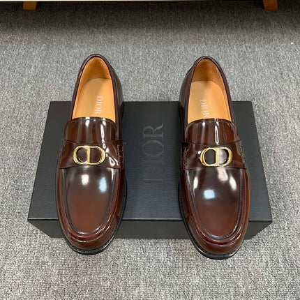 CD SYMBOL GRANVILLE LOAFER SYRUP CALFSKIN