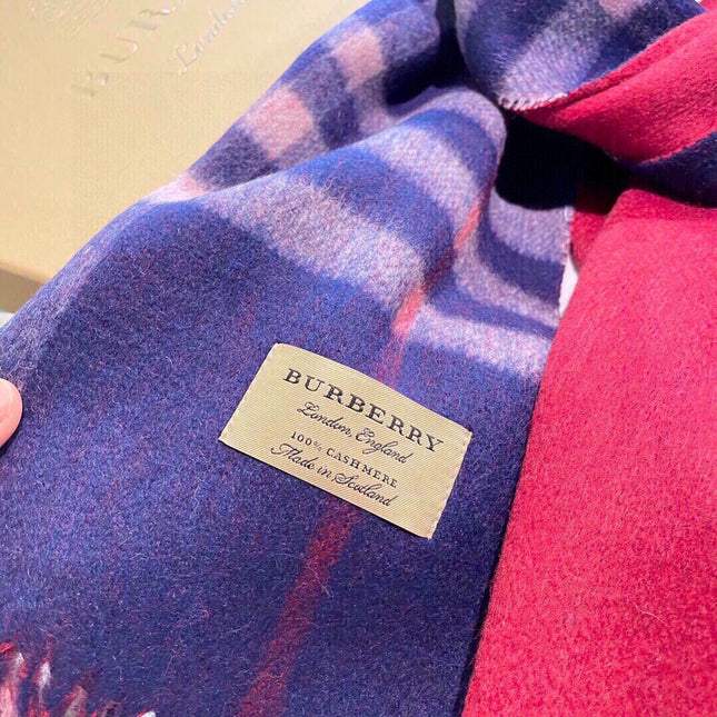 SCARF 200 CM IN COLORFUL CASHMERE 405352