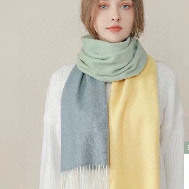 SCARF 190 CM IN COLORFUL CASHMERE 413850