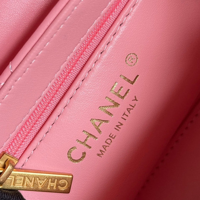 KELLY SHOPPING BAG 19 IN SALMON PINK CALFSKIN GOLD HARDWARE