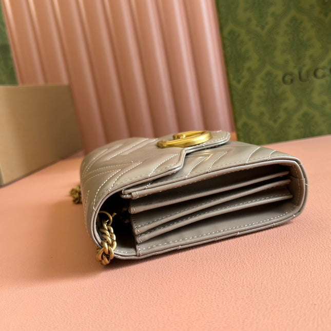 MARMONT SMALL SHOULDER BAG 20 IN LIGHT FAWN BEIGE LAMBSKIN GOLD HARDWARE