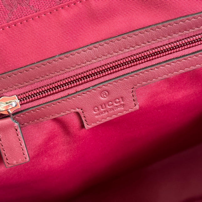 LARGE TOTE BAG 45 IN WINE RED MONOGRAM CANVAS
