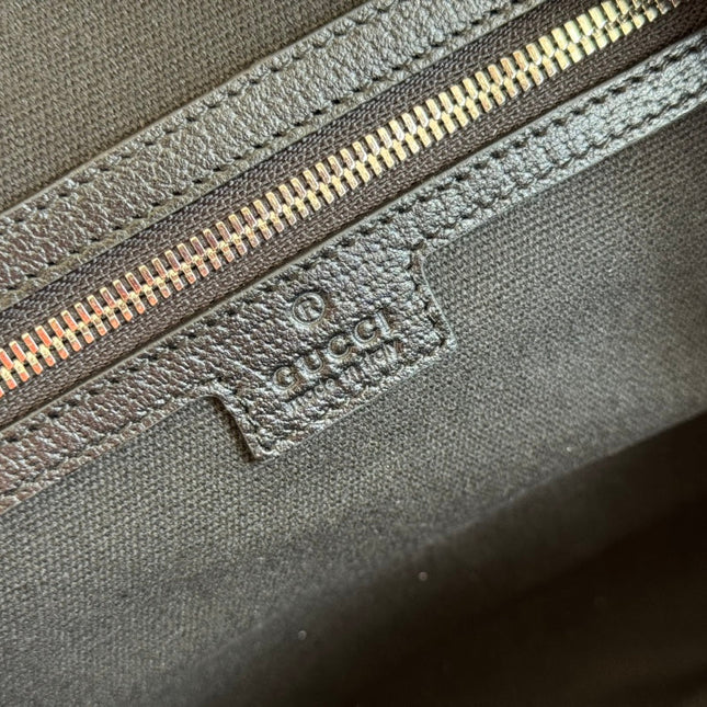 JUMBO MEDIUM DUFFLE 44 IN EXTRA DARK GREEN GG CALFSKIN