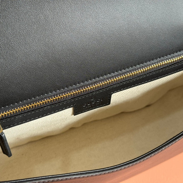 BLONDIE LARGE TOP HANDLE BAG 32 IN BLACK CALFSKIN