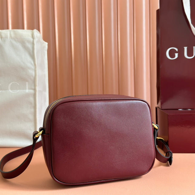 BLONDIE SMALL SHOULDER BAG 21 IN ROSSO ANCORA RED CALFSKIN