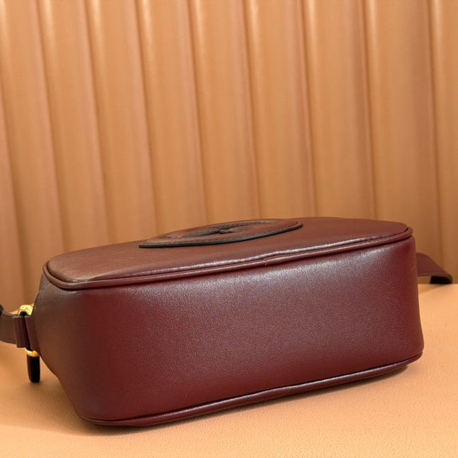 BLONDIE SMALL SHOULDER BAG 21 IN ROSSO ANCORA RED CALFSKIN