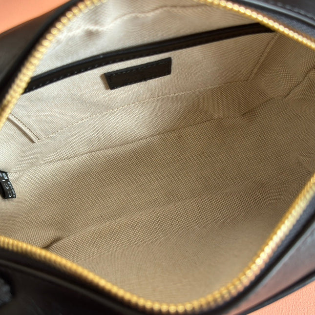 BLONDIE SMALL SHOULDER BAG 21 IN BLACK SMOOTH CALFSKIN