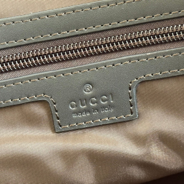 GG SMALL DUFFLE BAG 42 IN BEIGE AND DARK BROWN GG CANVAS