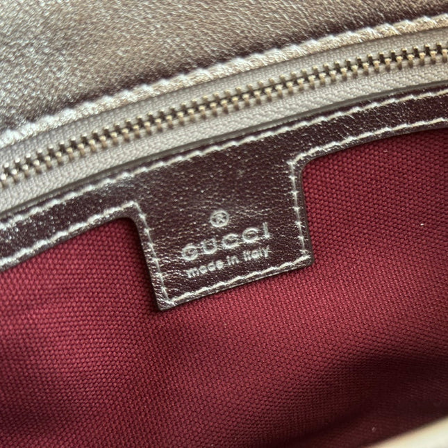 MARMONT MEDIUM SHOUDER BAG 26 IN SILVER PATENT CALFSKIN