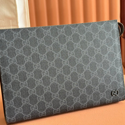 NEO VINTAGE 26 GG SUPREME POUCH IN BLACK CANVAS