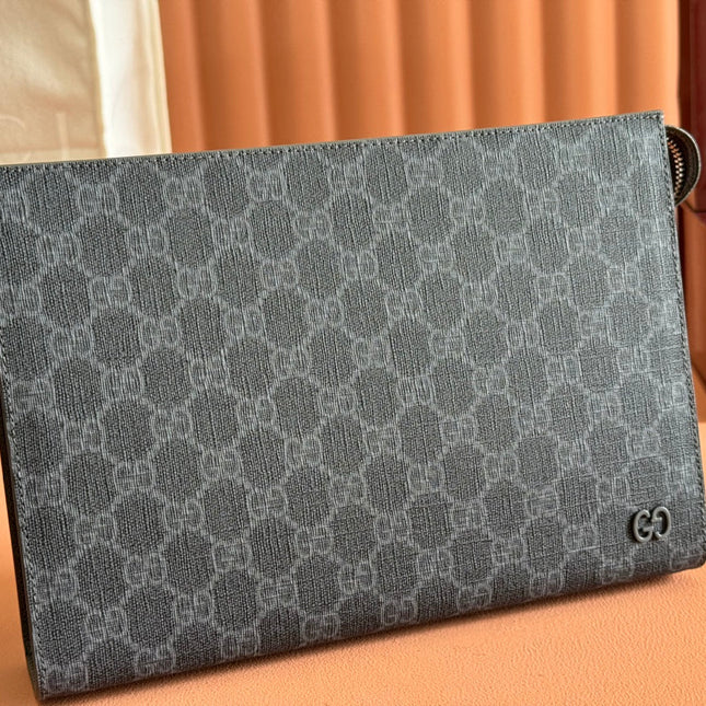 NEO VINTAGE 26 GG SUPREME POUCH IN BLACK CANVAS