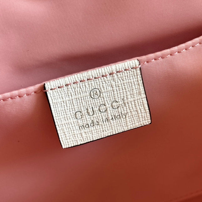 CHILDREN'S PRINTED BIG CAT TOTE BAG 28.5 IN BEIGE AND DARK BROWN GG CANVAS WHITE TRIM