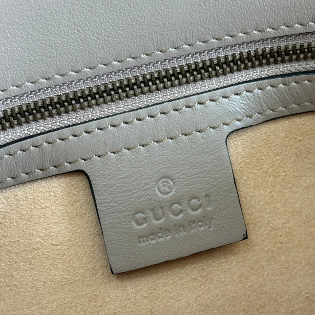 GG MARMONT MATELASSÉ LARGE 26 BAG BEIGE CALFSKIN