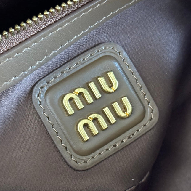 ARCADIE SMALL 22 BAG IN DARK BROWN CALFSKIN