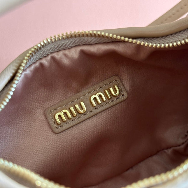 WANDER MATELASSÉ NAPPA MINI BAG 18 IN CARAMEL LAMBSKIN