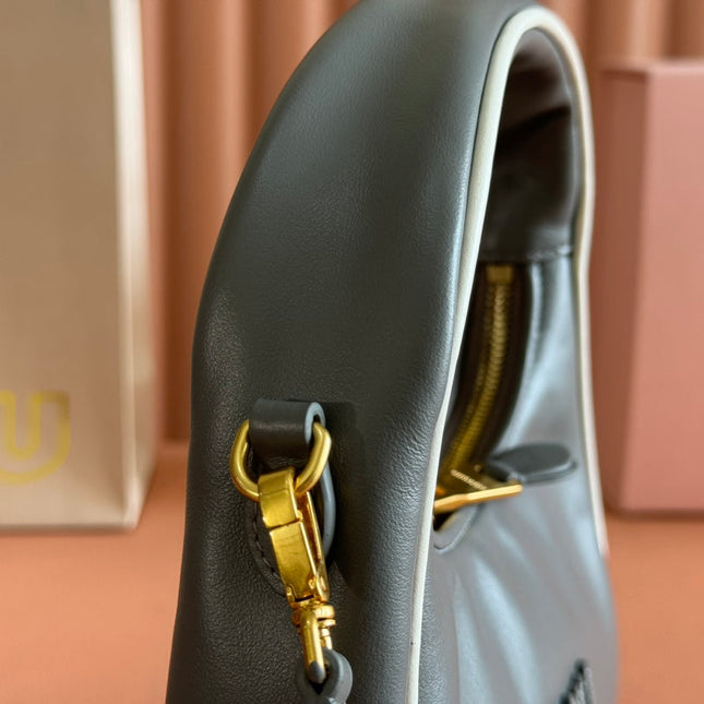 HOBO BOLSA WANDER DARK GRAY IN CALFSKIN