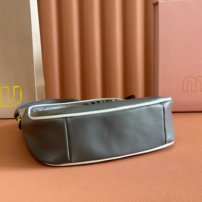 HOBO BOLSA WANDER DARK GRAY IN CALFSKIN
