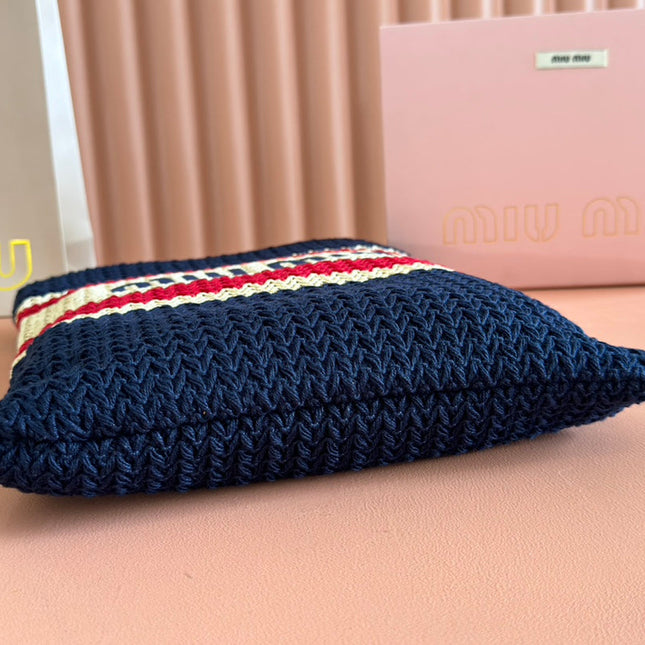 BOLSA TOTE WOVEN 38 MULTICOLOR IN RAFFIA