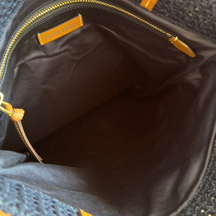 BOLSA TOTE WOVEN 38 MULTICOLOR IN RAFFIA